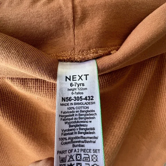 NWT NEXT 2PC matching SET KIDS Size 6/7 - Picture 5 of 6